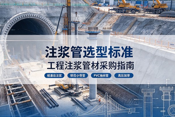 灞桥注浆管选型标准