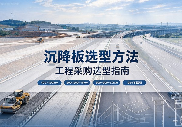 灞桥沉降板选择方法